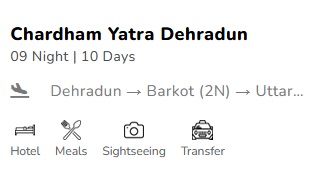 Char dham from Dehradun